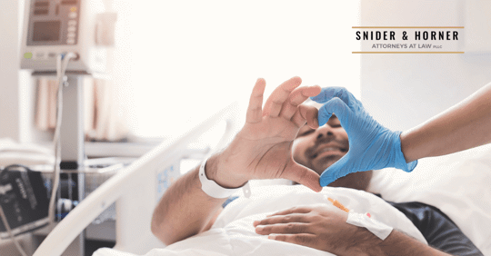 patient receiving helpful care after auto accident